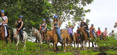 Horseback Ride to La Fortuna Waterfalls